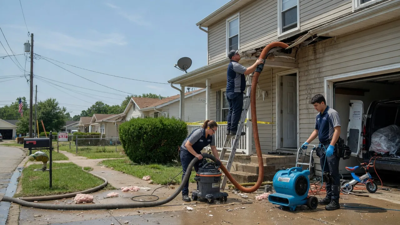 Water Damage Restoration in Bluffton, IN near me